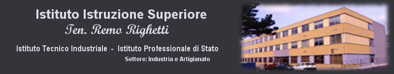 Logotipo ISTITUTO DI ISTRUZIONE SUPERIORE TEN. REMO RIGHETTI - MELFI Logotipo ISTITUTO DI ISTRUZIONE SUPERIORE TEN. REMO RIGHETTI - MELFI